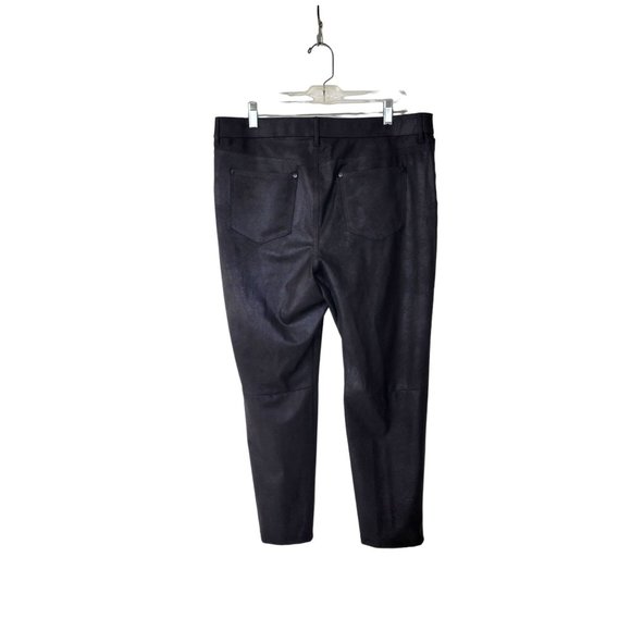 Chico's Black Faux Suede Pants - Picture 2 of 3